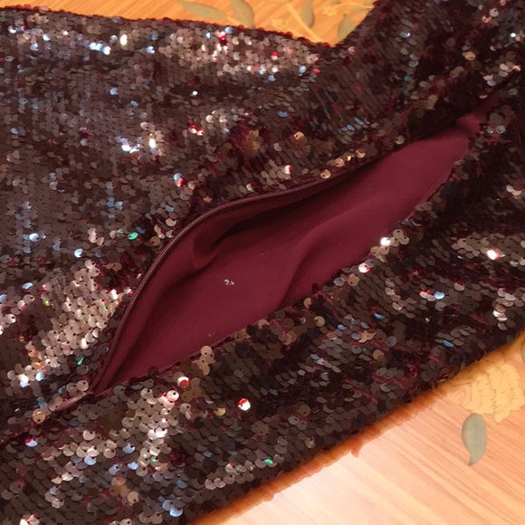 Zara Limited Edition Sequined Bell Sleeve Long Purple Dress Sz.XS - Picture 12 of 16